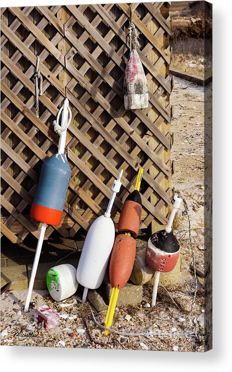 Seaside Still Life Acrylic Print featuring the photograph Seaside Still Life by Michelle Constantine