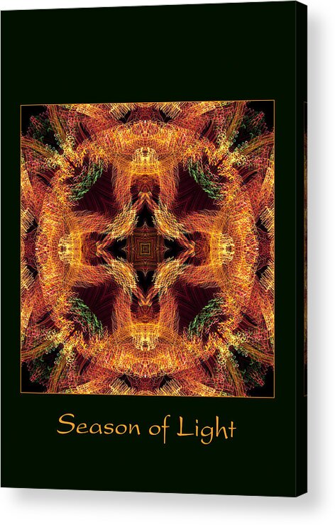 Christmas Prints Acrylic Print featuring the photograph Season of Light 6 by Bell And Todd