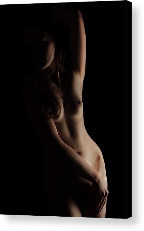 Nude Acrylic Print featuring the photograph Sense of Body by Vitaly Vakhrushev