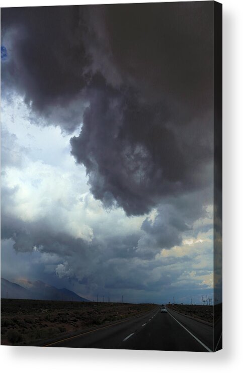 Sierra Nevada October Thunderstorm Acrylic Print featuring the photograph Sierra Nevada October Thunderstorm by Viktor Savchenko