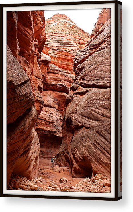 Slot Canyon Acrylic Print featuring the photograph Slot Canyons by Farol Tomson