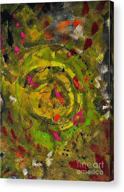 Abstract Acrylic Print featuring the painting Snail by Chani Demuijlder