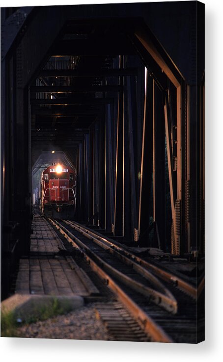 Trains Acrylic Print featuring the photograph Soo Line by Susan Benson
