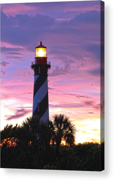Lighthouse Acrylic Print featuring the photograph St. Augustine Light by Robert Och
