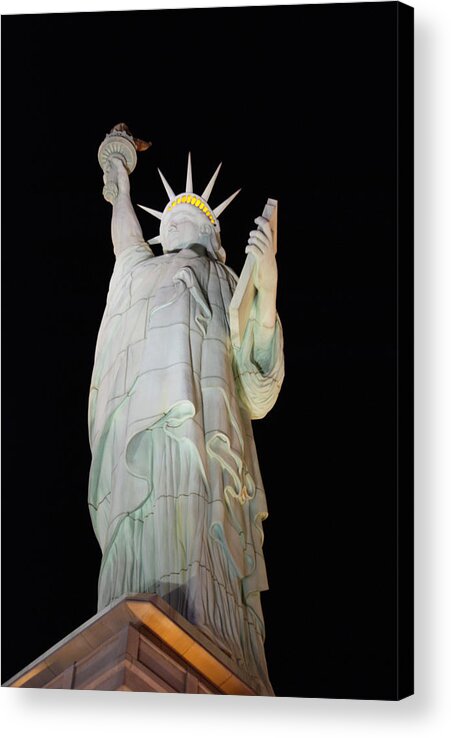 Statues Acrylic Print featuring the photograph Statue of Liberty.... Not by John Schneider