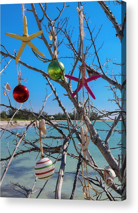 Photo For Sale Acrylic Print featuring the photograph Stump Pass Christmas 2 by Robert Wilder Jr