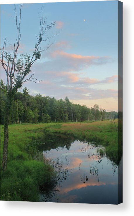 River Acrylic Print featuring the photograph Swift River Sunset by John Burk