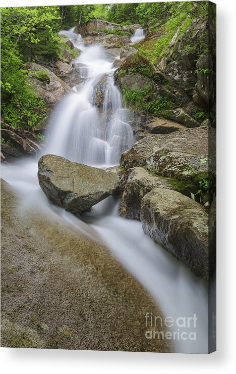Swiftwater Falls Acrylic Print featuring the photograph Swiftwater Falls - Franconia Notch State Park New Hampshire by Erin Paul Donovan