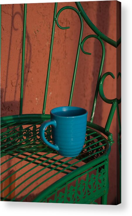 Coffee Acrylic Print featuring the photograph Taos Coffee by Jolynn Reed