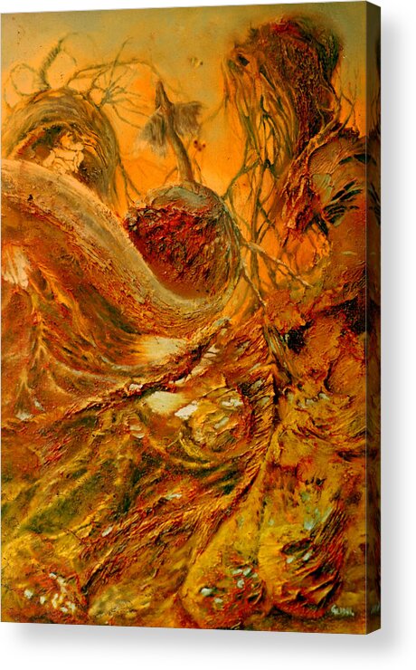 Gorecki Acrylic Print featuring the painting The Alchemist by Henryk Gorecki