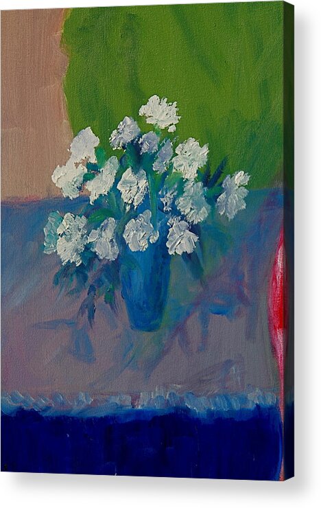 Flower Painting Acrylic Print featuring the painting The Arrangement by Dan Earle