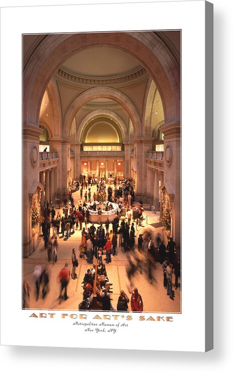 Metropolitan Acrylic Print featuring the photograph The Metropolitan Museum of Art by Mike McGlothlen