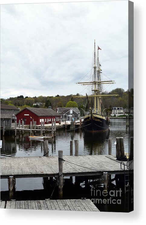 Sea Acrylic Print featuring the photograph The New England Landscape by Leslie M Browning