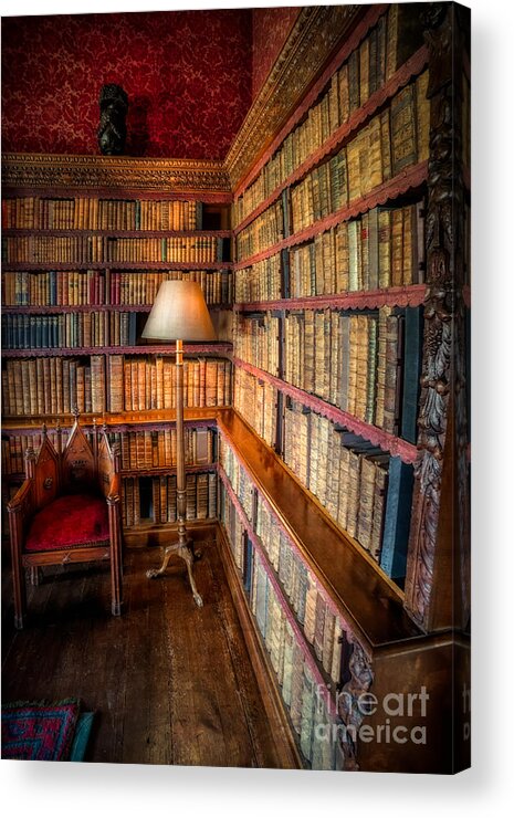 Library Acrylic Print featuring the photograph The Old Library by Adrian Evans