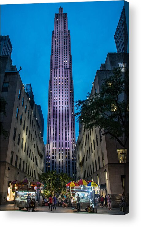 The Rock Acrylic Print featuring the photograph The Rock by Michael Santos