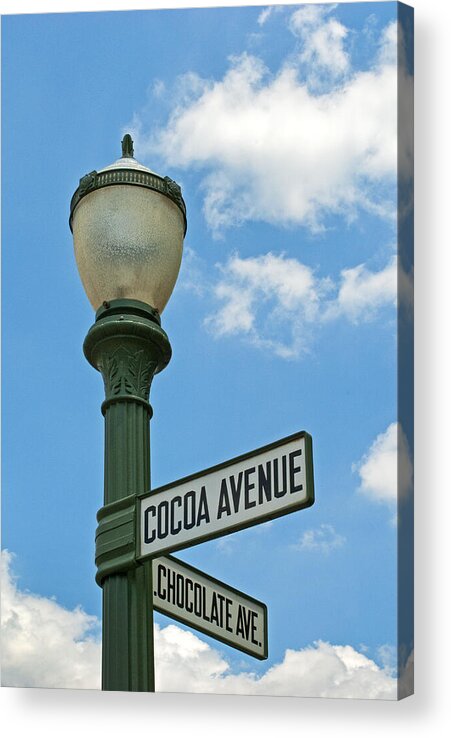 Hershey Acrylic Print featuring the photograph The Sweetest Street Corner in the World by Paul W Faust - Impressions of Light