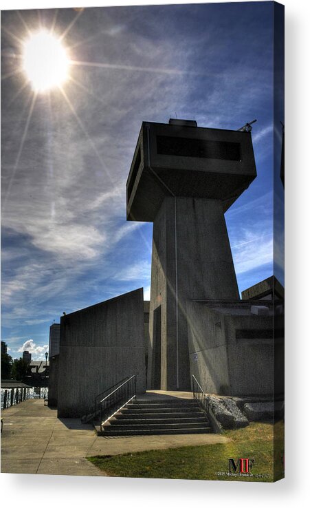 Buffalo Acrylic Print featuring the photograph THE TOWER v2 by Michael Frank Jr