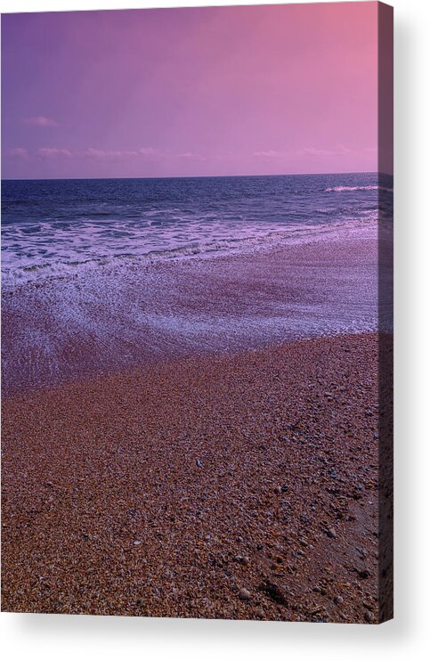 Beach Acrylic Print featuring the photograph Time and Tide by John M Bailey