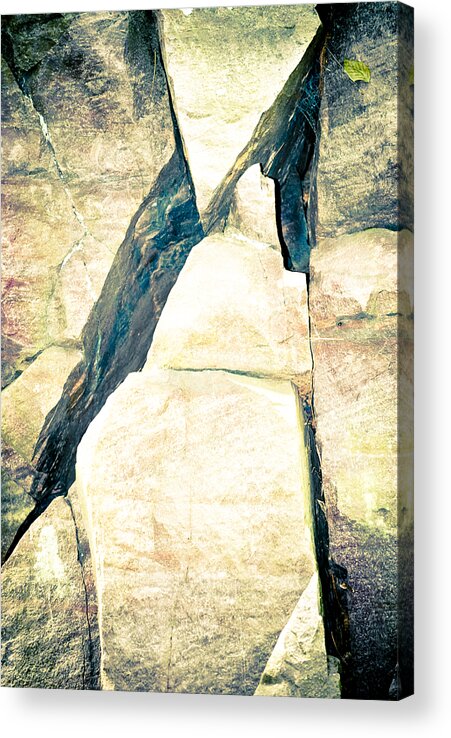 Triangles In Granite Acrylic Print featuring the photograph Triangles in Granite by Christi Kraft