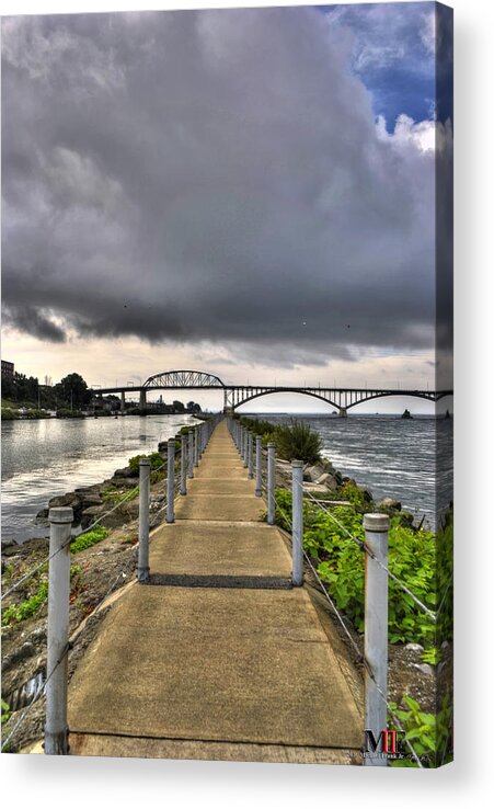 Buffalo Acrylic Print featuring the photograph Up The Pier by Michael Frank Jr