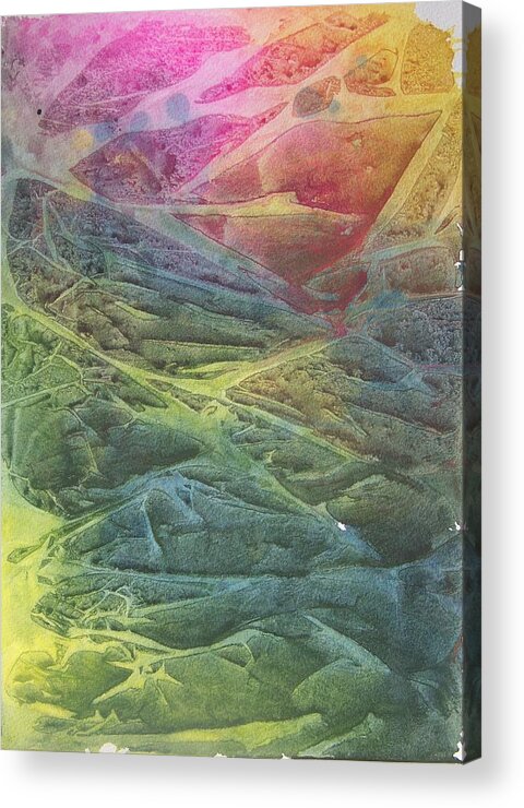 Colors Acrylic Print featuring the painting Vaarn by Jackie Mueller-Jones