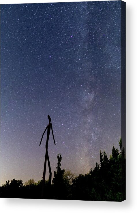 Milky Acrylic Print featuring the photograph Walking to the Milky Way by Jon Friesen