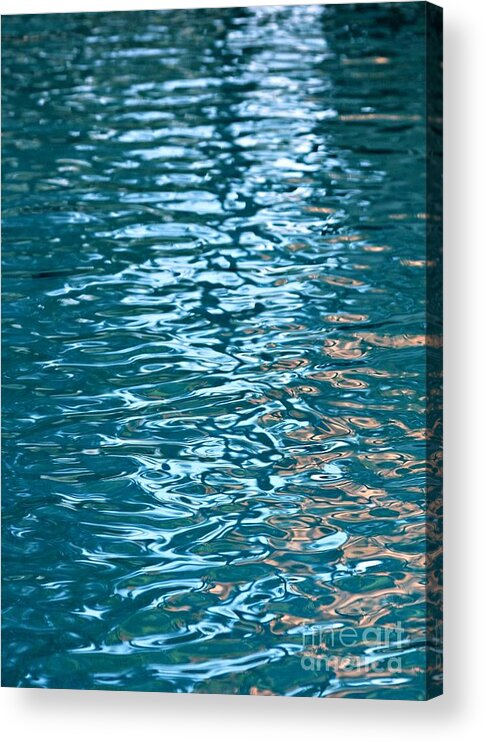 Water Acrylic Print featuring the photograph Water Art Abstract 1 by Diann Fisher