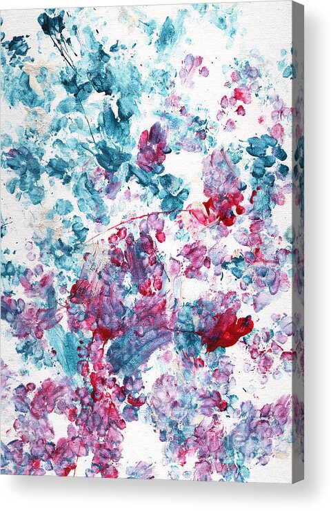 Lian Xin Acrylic Print featuring the painting Winter Berries by Antony Galbraith