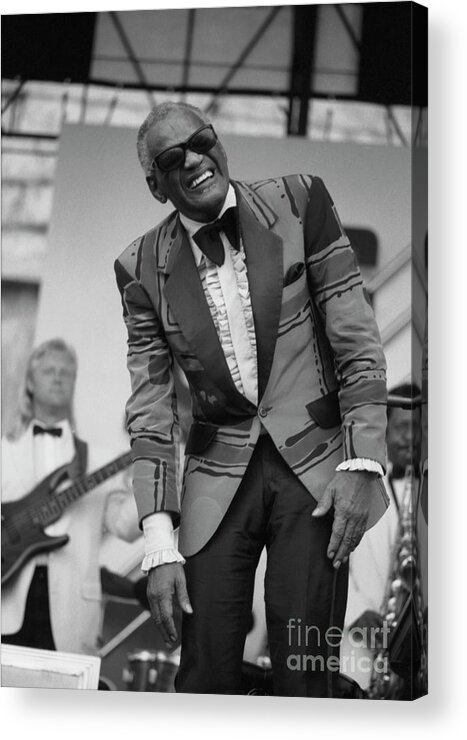 Music Acrylic Print featuring the photograph Soul And R&b Legend Ray Charles #1 by The Estate Of David Gahr