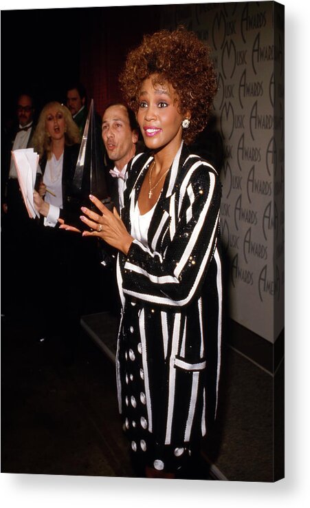 1980-1989 Acrylic Print featuring the photograph Whitney Houston #13 by Mediapunch