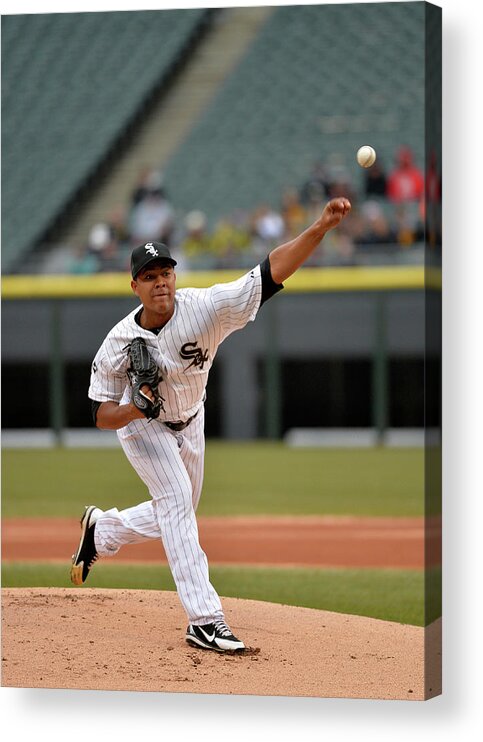 American League Baseball Acrylic Print featuring the photograph Minnesota Twins V Chicago White Sox #2 by Brian Kersey