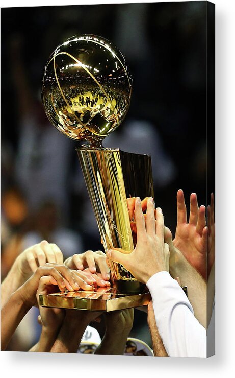 Playoffs Acrylic Print featuring the photograph 2014 Nba Finals - Game Five #5 by Andy Lyons