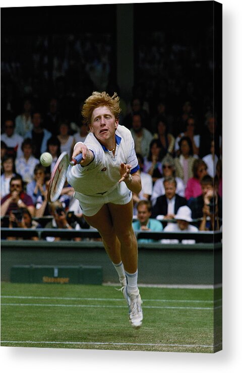 1980-1989 Acrylic Print featuring the photograph Wimbledon Lawn Tennis Championship #5 by Bob Martin