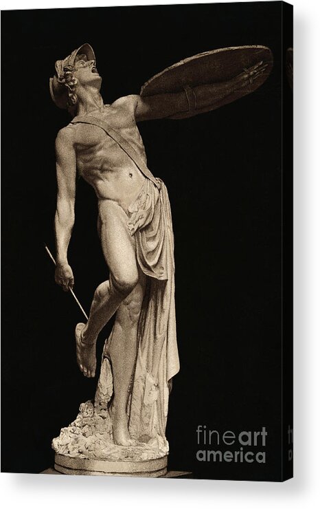 Art Acrylic Print featuring the photograph Achilles Wounded With Arrow by Bettmann