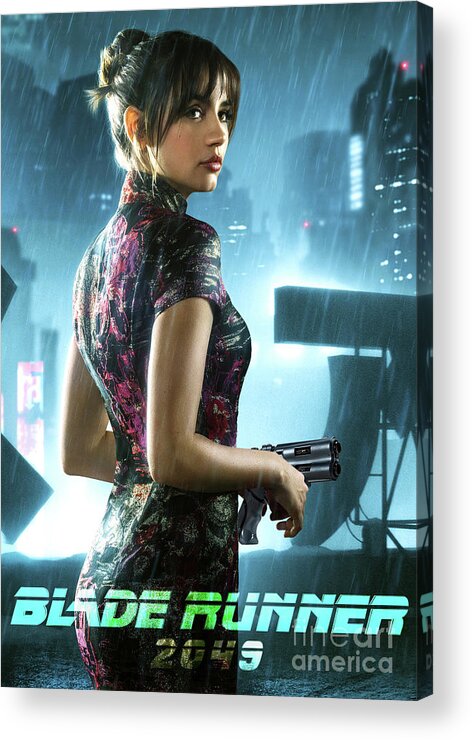 Ana de Armas, Blade Runner 2049, Dangerous Acrylic Print by Thomas Pollart  - Pixels