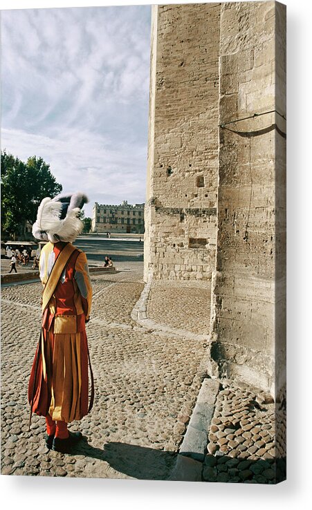 People Acrylic Print featuring the photograph Avignon, France - by Michel Baret