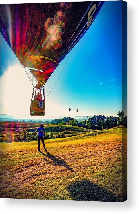  Acrylic Print featuring the photograph Catch me if you can. by Kendall McKernon