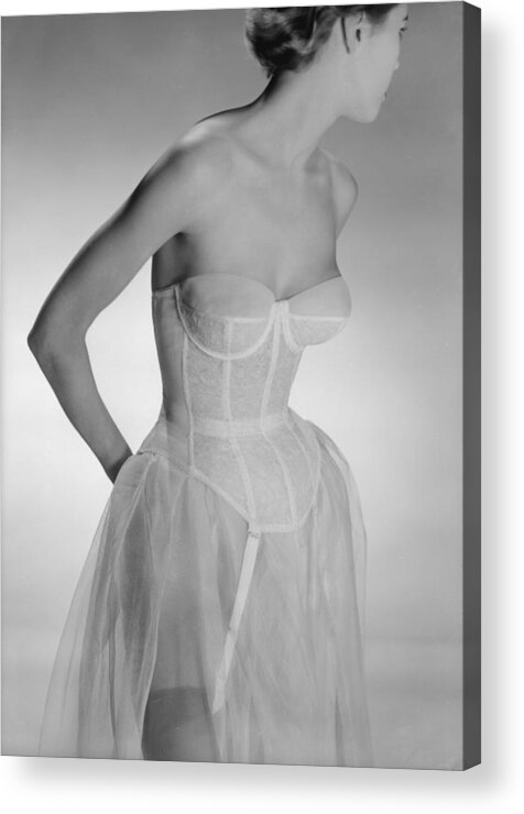 1950-1959 Acrylic Print featuring the photograph Corselet by Chaloner Woods