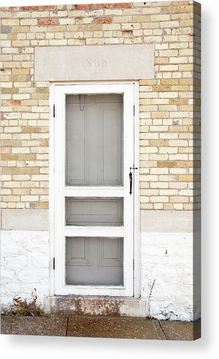 Michigan Acrylic Print featuring the photograph Doorway by Westhoff