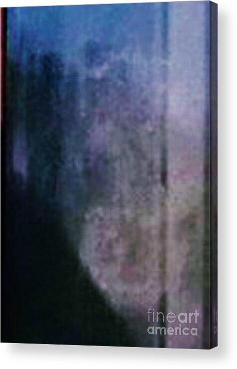 Real Ghost Acrylic Print featuring the photograph Group Meeting of Real Ghost Reflection Impressions at a Haunted House by Delynn Addams
