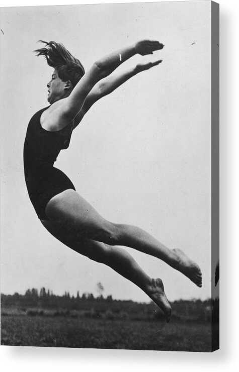 Recreational Pursuit Acrylic Print featuring the photograph Gymnastics by General Photographic Agency