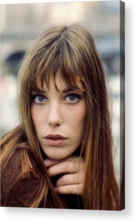 People Acrylic Print featuring the photograph Jane Birkin by Reporters Associes