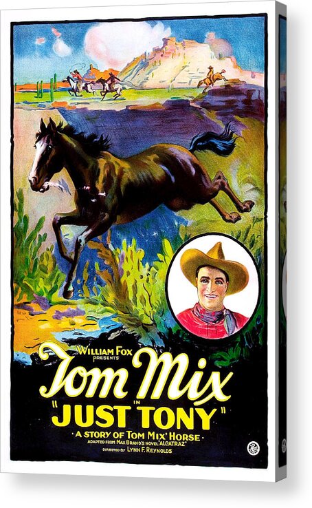 Tom Mix Acrylic Print featuring the photograph Just Tony by Fox Film Corp