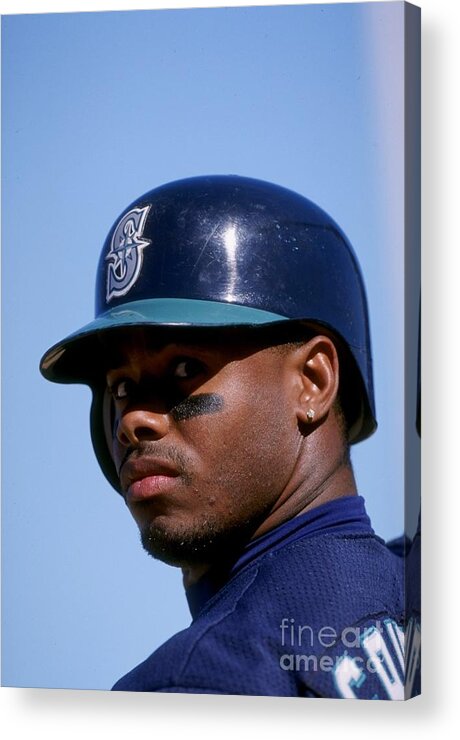 Peoria Sports Complex Acrylic Print featuring the photograph Ken Griffey Jr by Brian Bahr