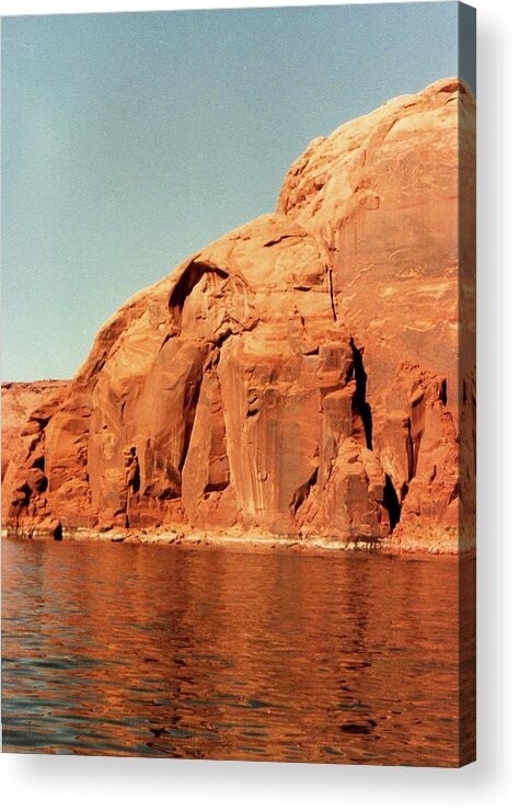 Travel Acrylic Print featuring the photograph Lake Powell by Karen Stansberry