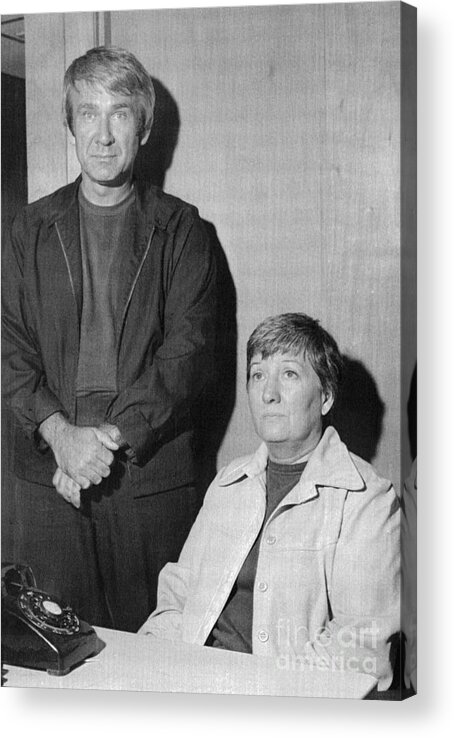 Mature Adult Acrylic Print featuring the photograph Marshall Herff Applewhite And Bonnie Lu by Bettmann