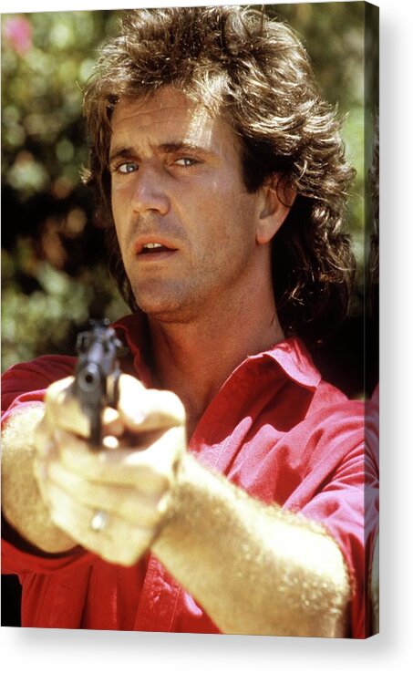 Mel Gibson Acrylic Print featuring the photograph MEL GIBSON in LETHAL WEAPON -1987-. by Album