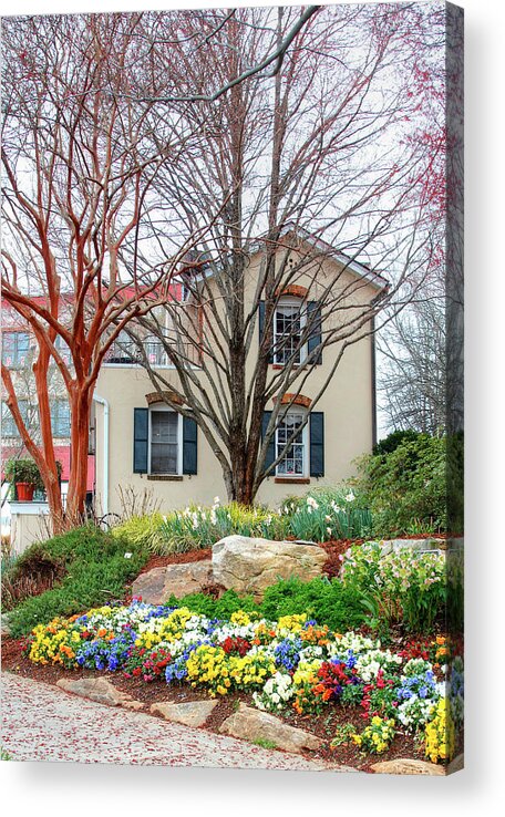 Falls Cottage Acrylic Print featuring the photograph Morning at Falls Cottage by Blaine Owens