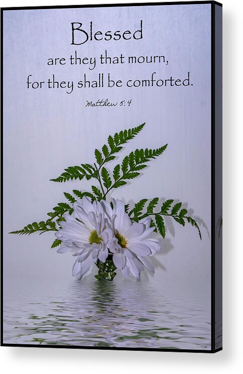 Bible Acrylic Print featuring the photograph Mourning by Cathy Kovarik