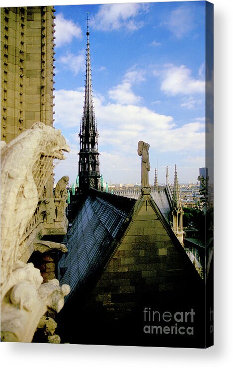 Spire Acrylic Print featuring the photograph Notre Dame - No. 1 by Steve Ember